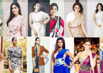 ফ্যাশনে জনপ্রিয় হয়ে উঠেছে শাড়ির সঙ্গে বাহারি বেল্টের সমন্বয়