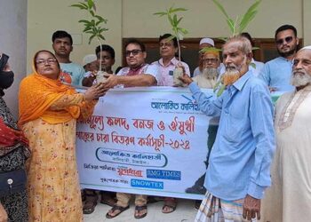 বিনামূল্যে আলোকিত কালিহাতীর গাছ বিতরণ