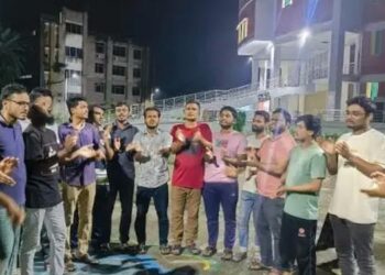 ছাত্রলীগ নিষিদ্ধ: ভাসানী বিশ্ববিদ্যালয়ে আনন্দ মিছিল