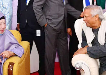 সেনাকুঞ্জে সংবর্ধনা অনুষ্ঠানে বিএনপি চেয়ারপারসন বেগম খালেদা জিয়া