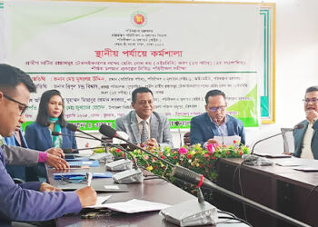 মধুপুরে স্থানীয় পর্যায়ে কর্মশালা অনুষ্ঠিত 