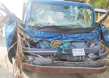 ধনবাড়ীতে সড়ক দুর্ঘটনায় চালক নিহত-হেলপার আহত