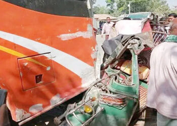 ধনবাড়ীতে বাস-সিএনজি মুখোমুখি সংঘর্ষে নিহত ১ আহত ৪