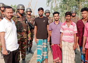 কালিহাতীতে অবৈধ বালুঘাটে যৌথ বাহিনীর অভিযান : জরিমানা আদায়