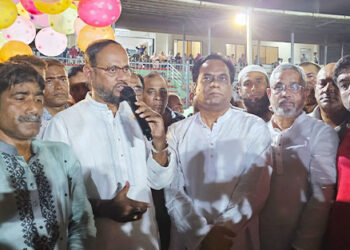 টাঙ্গাইলে শামসুল হক স্মৃতি মিনি ফুটবল টুর্নামেন্টের উদ্বোধন