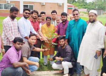 নাগরপুর উপজেলা ছাত্রদলের উদ্যোগে পরিবেশ সচেতনতা তৈরির লক্ষ্যে বৃক্ষরোপণ কর্মসূচি অনুষ্ঠিত