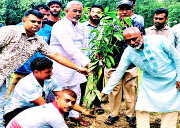 টাঙ্গাইলে পরিবেশ রক্ষায় শিক্ষাপ্রতিষ্ঠানে বৃক্ষরোপণ