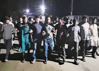 কক্সবাজারে বিএনপি নেতা হত্যার প্রতিবাদে মাভাবিপ্রবি ছাত্রদলের বিক্ষোভ মিছিল