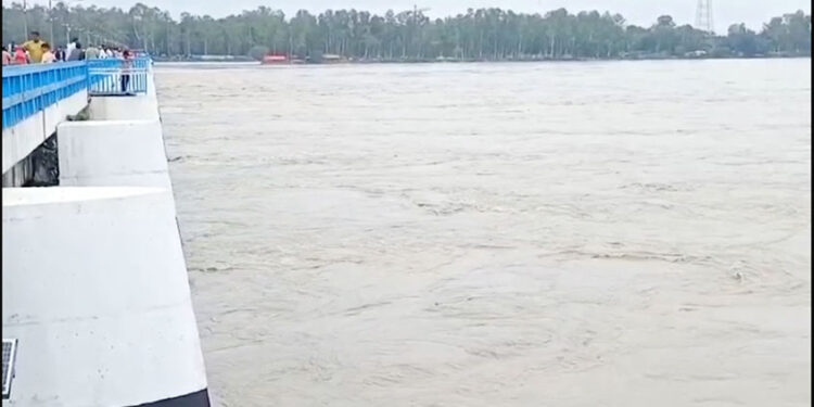 লালমনিরহাটে কমতে শুরু করেছে তিস্তার পানি