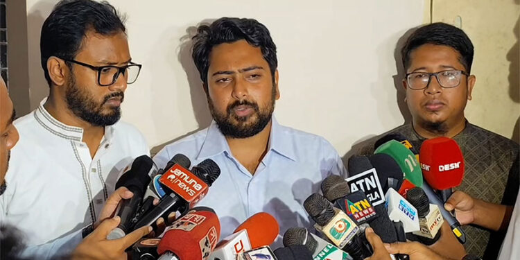 ভোটের আনুপাতে হতে হবে সংসদের উচ্চ কক্ষ নাহিদ