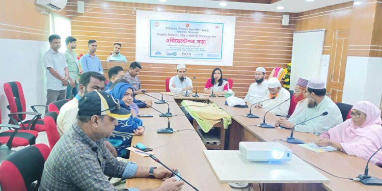 মধুপুরে টাইফয়েড টিকাদান বিষয়ে ওরিয়েন্টেশন সভা অনুষ্ঠিত