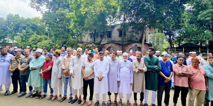 টাঙ্গাইল জাসাস এর সাবেক সম্পাদক মিলনের জা"না"জা সম্পন্ন