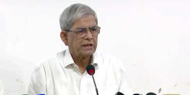 জুলাই ঘোষণা ও নির্বাচনের তফসিলকে স্বাগত বিএনপির মির্জা ফখরুল