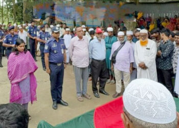 টাঙ্গাইলের কাতুলীতে বীর মুক্তিযোদ্ধা লুৎফর রহমানের মৃ"ত্যু রাষ্ট্রীয় সম্মাননা জানানো হলো