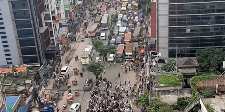 জাগপার ঘেরাও কর্মসূচি বাড্ডাতেই আটকে দিলো পুলিশ