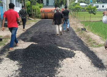 সড়ক নির্মাণে অনিয়ম অস্বীকার করায় কর্মচারীকে মা"র"ধ"র
