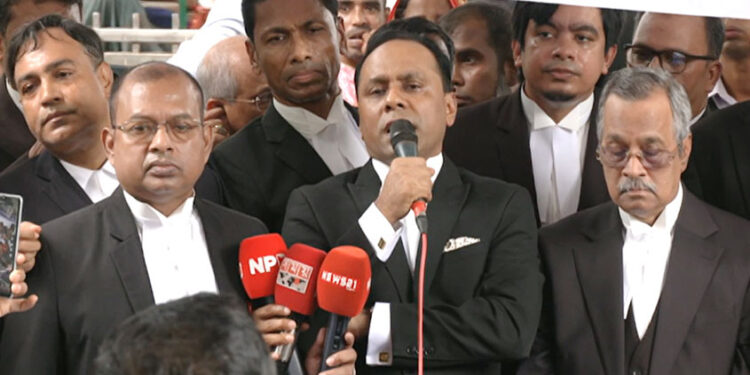 খায়রুল হকের জামিন শুনানিতে হট্টগোল উদ্দেশ্য বিচার বিভাগ অস্থিতিশীল করা