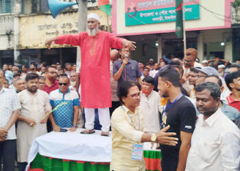 টাঙ্গাইলের ধনবাড়ীতে স্বতঃস্ফূর্ত অংশগ্রহনে বিএনপির বিজয় মিছিল অনুষ্ঠিত