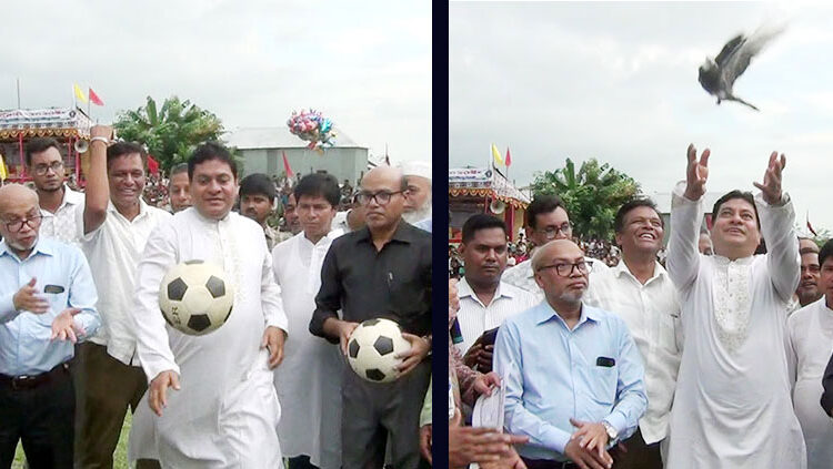 নাগরপুরে ভাদ্রা ফুটবল টুর্নামেন্টের ২য় সেমিফাইনাল অনুষ্ঠিত