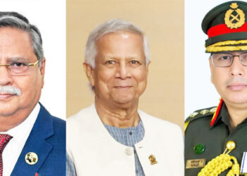 রাষ্ট্রপতি ও প্রধান উপদেষ্টার সঙ্গে সেনাপ্রধান জেনারেল ওয়াকার-উজ-জামানের বৈঠক