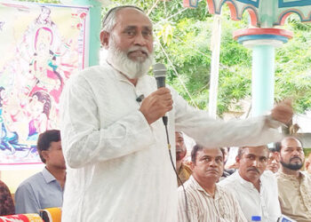 আসন্ন দূর্গাপূজা উপলক্ষে গোপালপুরে হিন্দু সম্প্রদায়ের সাথে মত বিনিময় সভা