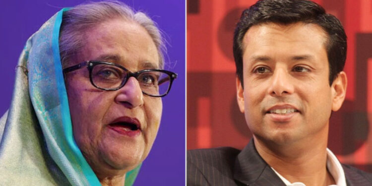 শেখ হাসিনা ও সজীব ওয়াজেদ জয়ের বি"রু"দ্ধে রে"ড অ্যা"লা"র্ট জারির চিঠি পাঠাল দু"দ"ক