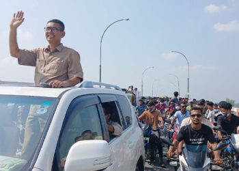 নাগরপুর বিএনপির নেতা ইকবালের মোটরসাইকেল শোডাউন