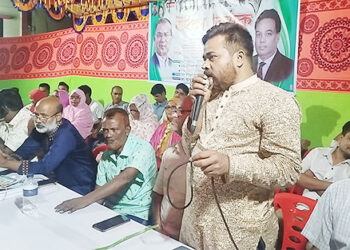 ধনবাড়ীতে ফকির মাহবুব আনাম স্বপন এর পক্ষে উঠান বৈঠক অনুষ্ঠিত