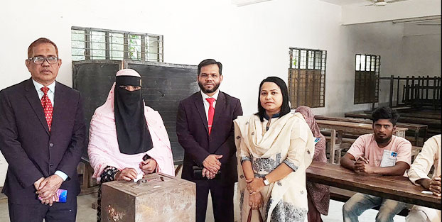 ছয়ানী বকশিয়া দাখিল মাদ্রাসার ম্যানেজিং কমিটির নির্বাচন অনুষ্ঠিত