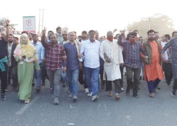 টাঙ্গাইলে কেন্দ্রীয় বিএনপি’র নেতা মোহাম্মদ আলীর বহিষ্কারের দাবিতে বিক্ষোভ মিছিল