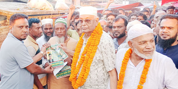 কালিহাতীতে বিএনপি মনোনীত প্রার্থী মতিনের গণসংযোগ ও লিফলেট বিতরণ