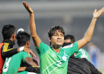 টাঙ্গাইলে ফুটবলার রায়হান হাসান যুক্তরাষ্ট্রে ফুটবল উন্নয়নে ব্যস্ত