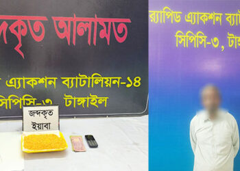 টাঙ্গাইলে র‍্যাবের অভিযানে ৩৯৪৩ পিস ইয়াবাসহ মাদক কারবারি গ্রেফতার