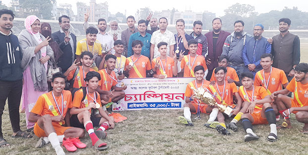 টাঙ্গাইলে আন্তঃকলেজ টুর্নামেন্টে মওলানা ভাসানী কলেজ চ্যাম্পিয়ন