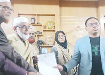 টাঙ্গাইল-১ আসনে জামায়েত প্রার্থীর মনোনয়নপত্র জমা