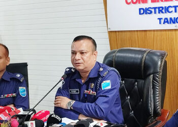 টাঙ্গাইল জেলার সাংবাদিকদের সাথে মতবিনিময় করলেন নবাগত পুলিশ সুপার মুহম্মদ শামসুল আলম