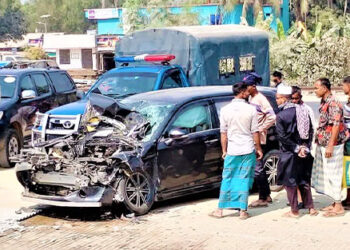 টাঙ্গাইলের মহাসড়কে দুর্ঘটনায় দু’জন নিহত