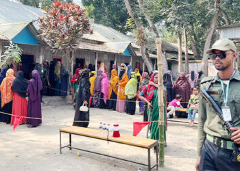 নাগরপুরে উৎসবমূখর পরিবেশে নির্বাচন অনুষ্ঠিত