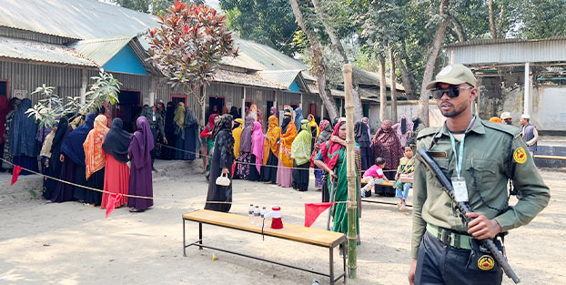 নাগরপুরে উৎসবমূখর পরিবেশে নির্বাচন অনুষ্ঠিত