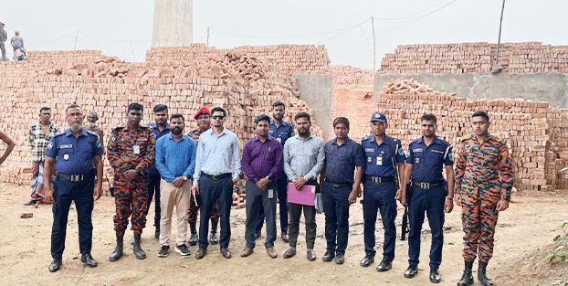 নাগরপুরে চারটি অবৈধ ইটভাটা বন্ধ ঘোষণা ও আর্থিক জরিমানা