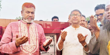 টাঙ্গাইলের বহু প্রতিক্ষিত পাথরঘাটা বৃজের ভিত্তিপ্রস্তর স্থাপন