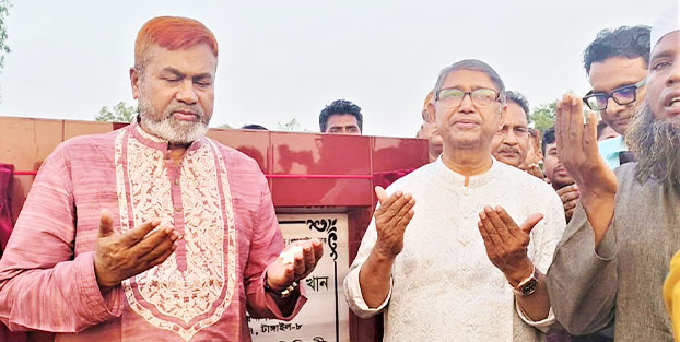 টাঙ্গাইলের বহু প্রতিক্ষিত পাথরঘাটা বৃজের ভিত্তিপ্রস্তর স্থাপন