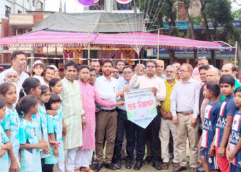 ঘাটাইলে উপজেলা গোল্ড কাপে চ্যাম্পিয়ন হরিপুর ও মোমিনপুর