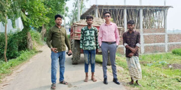 বাসাইলে ফসলি জমির মাটি কাটায় ভ্রাম্যমাণ আদালতের জরিমানা