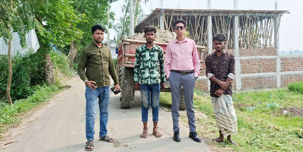 বাসাইলে ফসলি জমির মাটি কাটায় ভ্রাম্যমাণ আদালতের জরিমানা