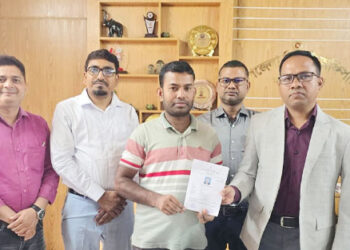 মধুপুটে স্মার্ট ফুয়েল কার্ড বিতরণের শুভ উদ্বোধন