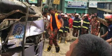 টাঙ্গাইলের ঘাটাইলে বাস-ট্রাক সংঘর্ষে দুইজন নিহত