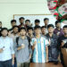 মাভাবিপ্রবির নবীন শিক্ষার্থীদের মাঝে চাবির রিং ও চকলেট বিতরণ