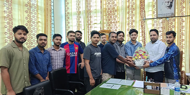 নবনিযুক্ত প্রক্টর অধ্যাপক ড. মনির মোর্শেদকে শুভেচ্ছা জানাল কালিহাতি উপজেলা শিক্ষার্থী কল্যাণ পরিষদ