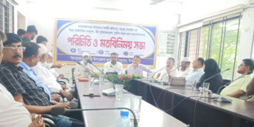 মধুপুরে নবযোগদানকৃত ইউএনওর পরিচিতি ও মতবিনিময় সভা অনুষ্ঠিত